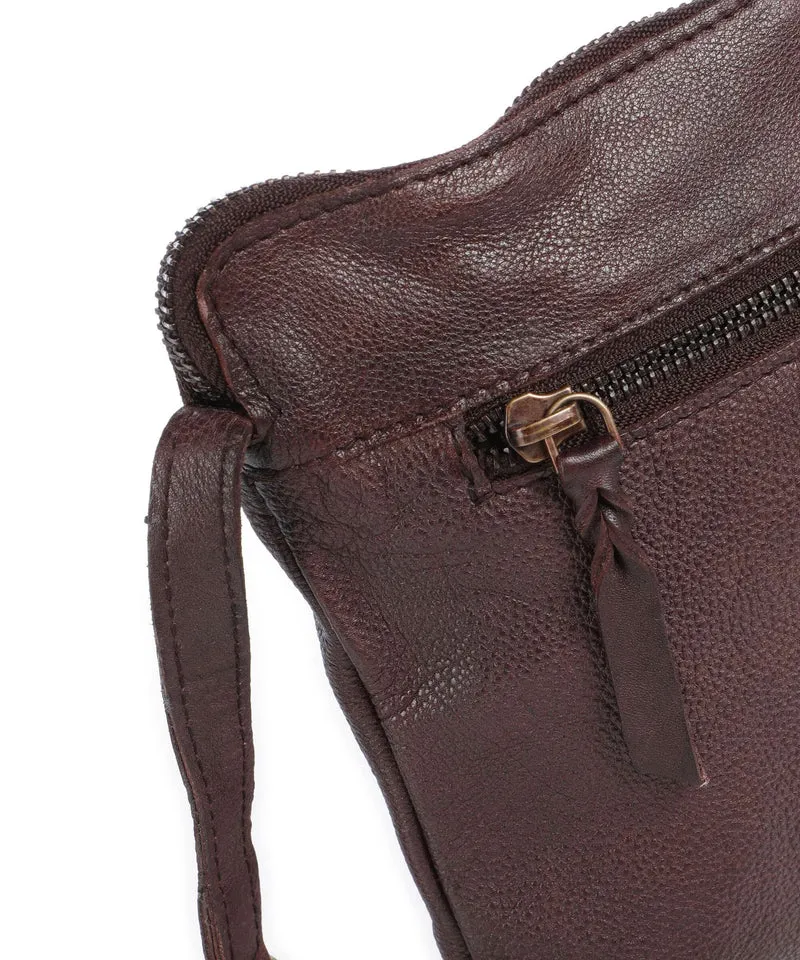 Taschendieb Wien Freiheitsplatz 3 Umhängetasche mokka