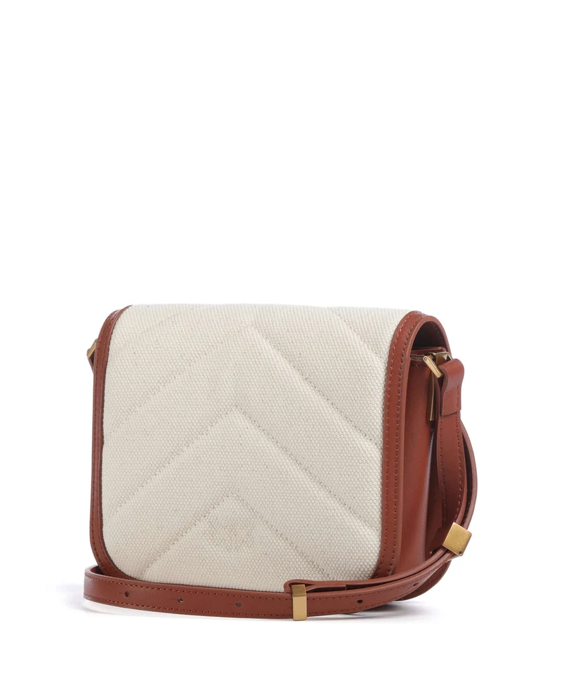 Pinko Love Box Mini Umhängetasche beige/marrone/antique gold