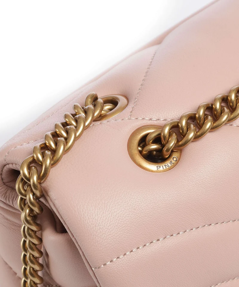 Pinko Love Puff Classic Schultertasche cipria/antique gold