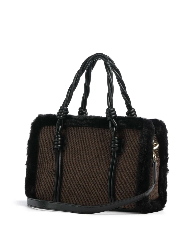 Love Moschino Wintery Handtasche chocolate/black