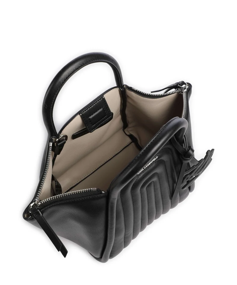 Karl Lagerfeld K/Wellen Umhängetasche black