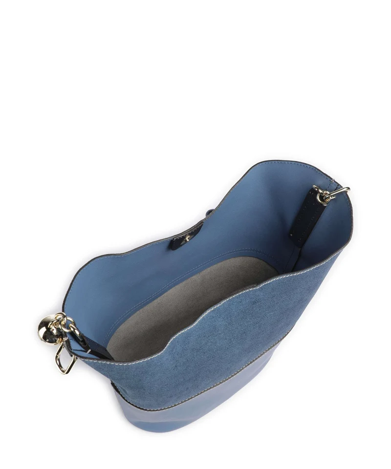 Furla Sfera S Bucket Handtasche denim