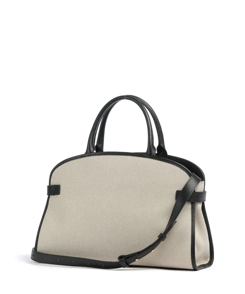 Coccinelle Sabine Canvas Handtasche natural/noir