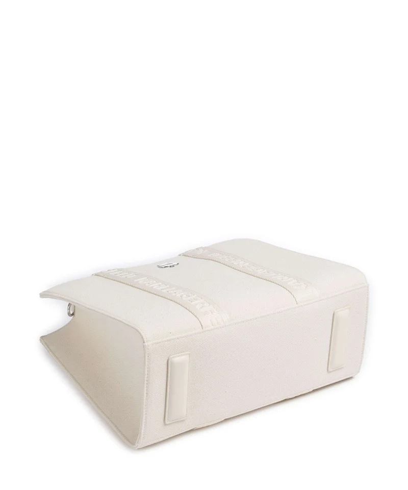 Karl Lagerfeld Ikon Medium Handtasche off white