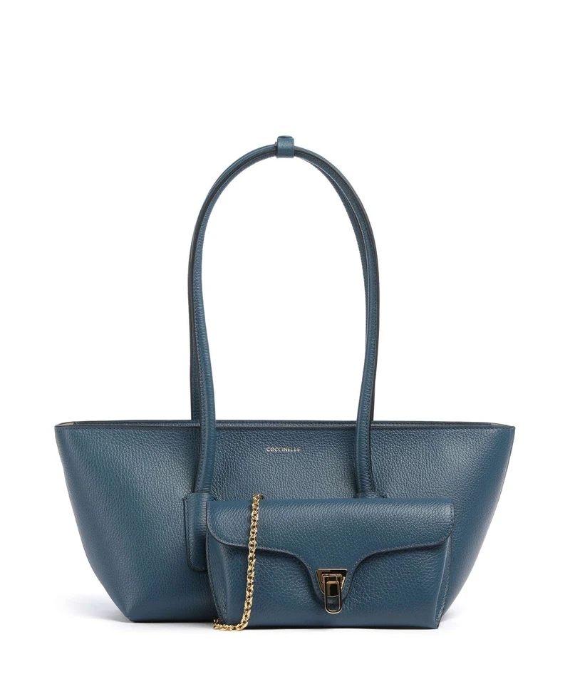 Coccinelle Beat Double Schultertasche deep blue