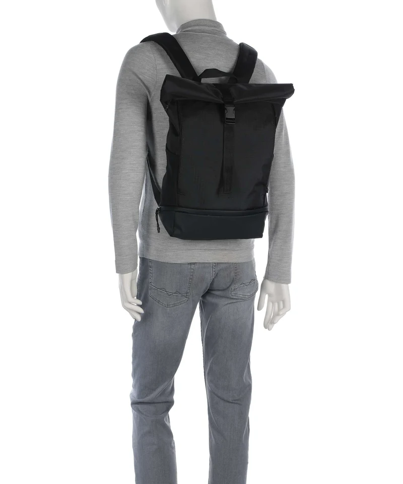 Strellson New Ham Eddie Rolltop Rucksack dark olive