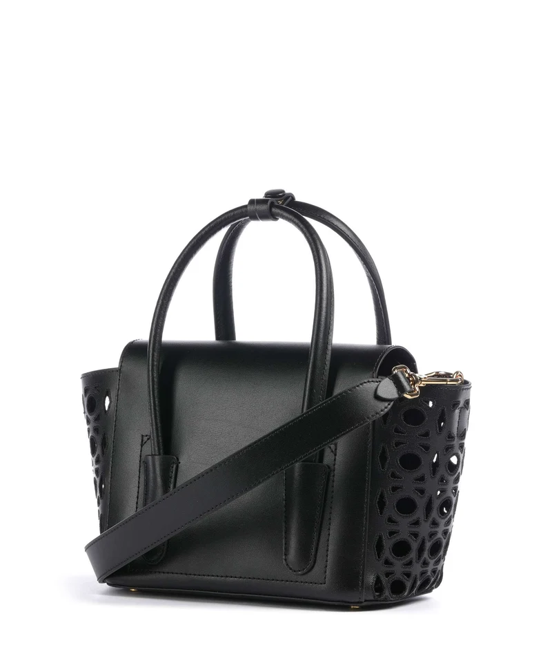 Coccinelle Beat Double Monogram Handtasche noir