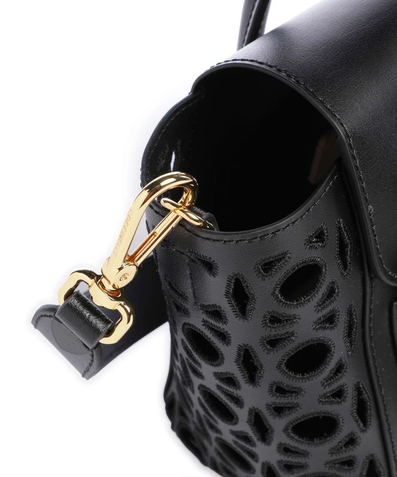 Coccinelle Beat Double Monogram Handtasche noir