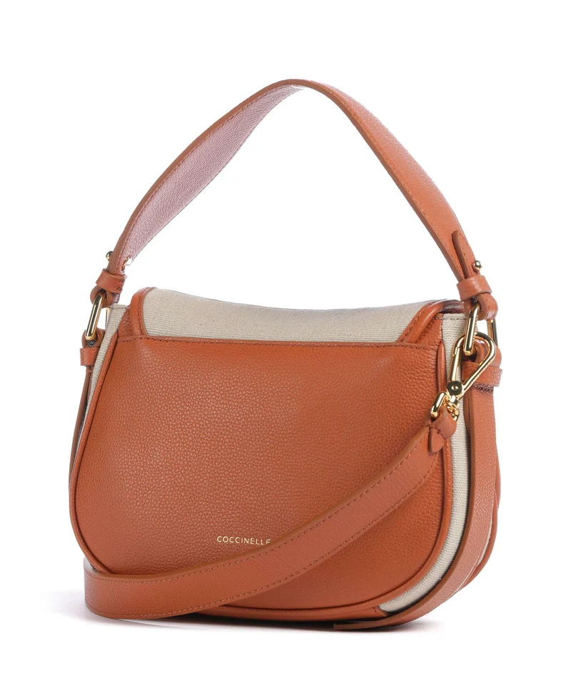 Coccinelle Mavery Canvas Handtasche natural/crab