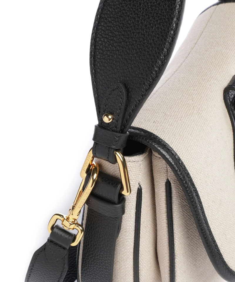 Coccinelle Mavery Canvas Handtasche natural/noir