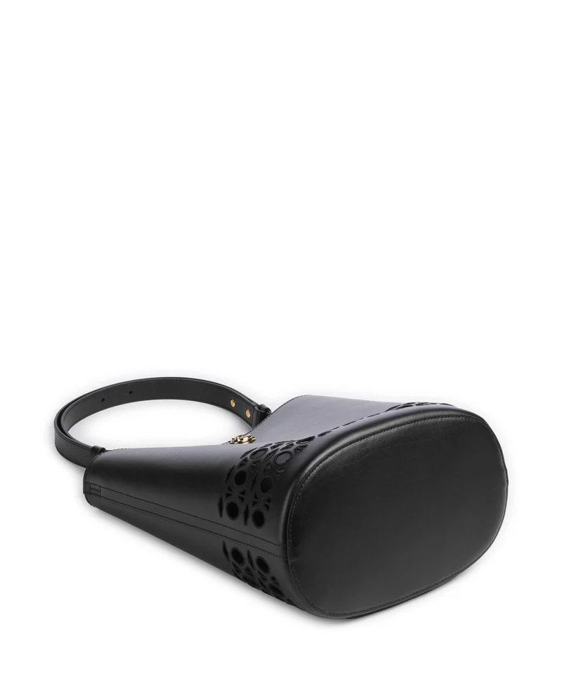 Coccinelle Nikla Monogram Sangallo Bucket Handtasche noir