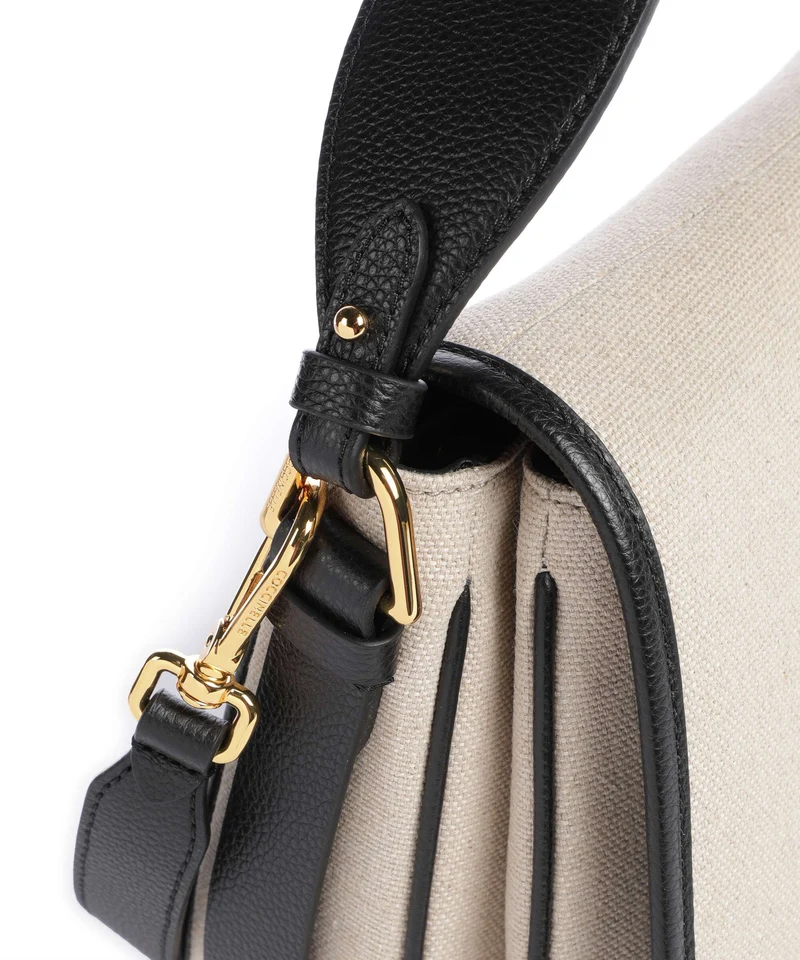 Coccinelle Mavery Canvas Handtasche natural/noir
