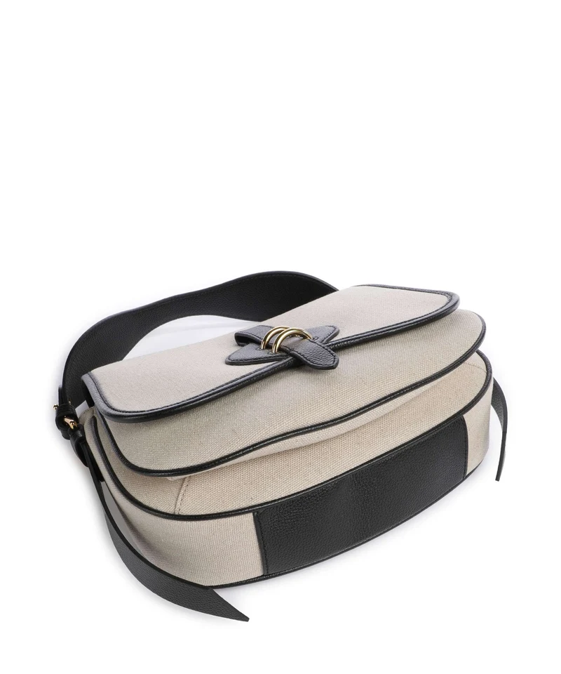 Coccinelle Mavery Canvas Handtasche natural/noir
