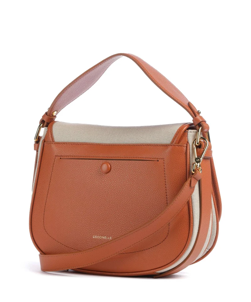 Coccinelle Mavery Canvas Handtasche natural/crab
