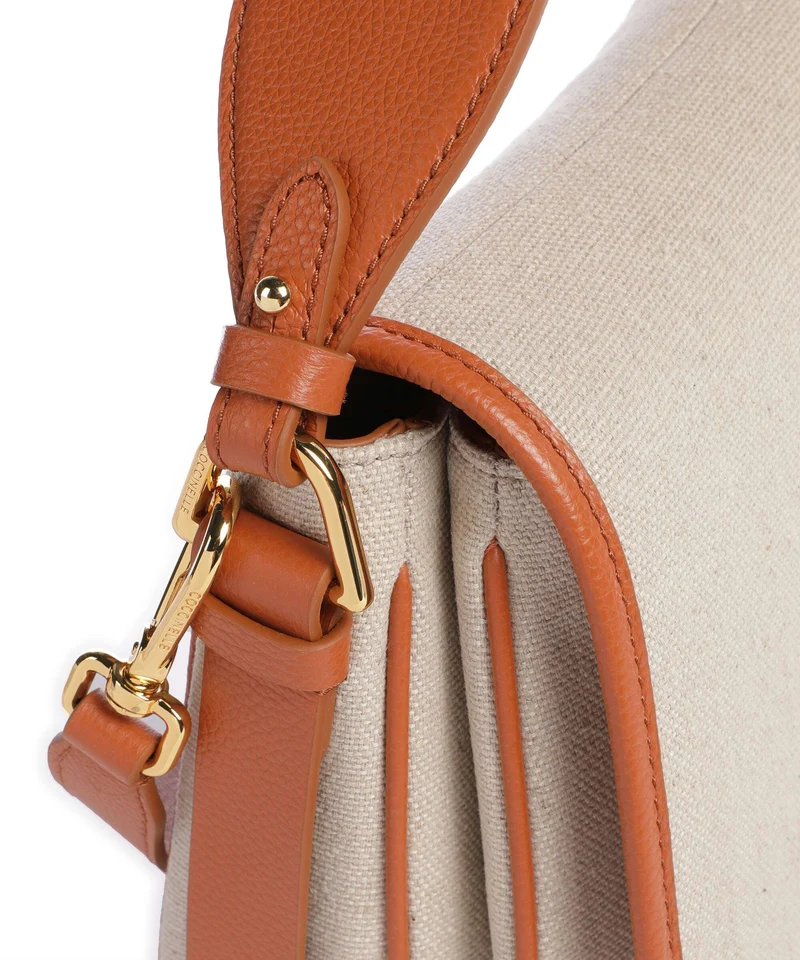 Coccinelle Mavery Canvas Handtasche natural/crab