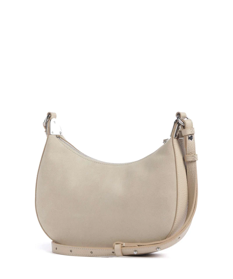 Coccinelle Fujiko Suede Umhängetasche sandshell