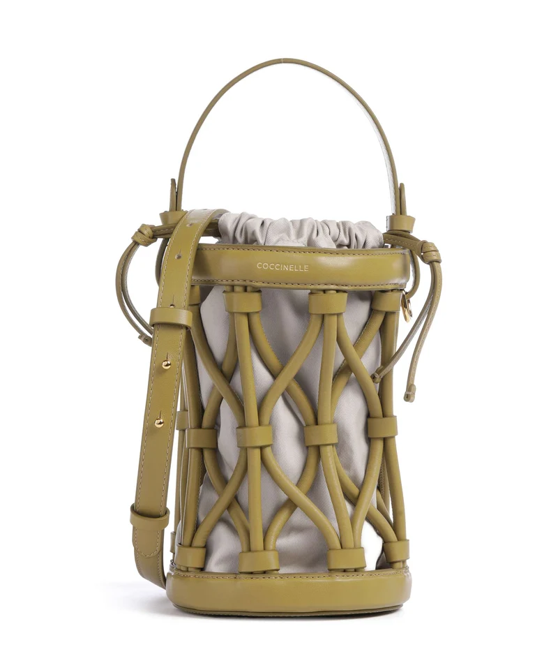 Coccinelle Koi Bucket Handtasche seagrass