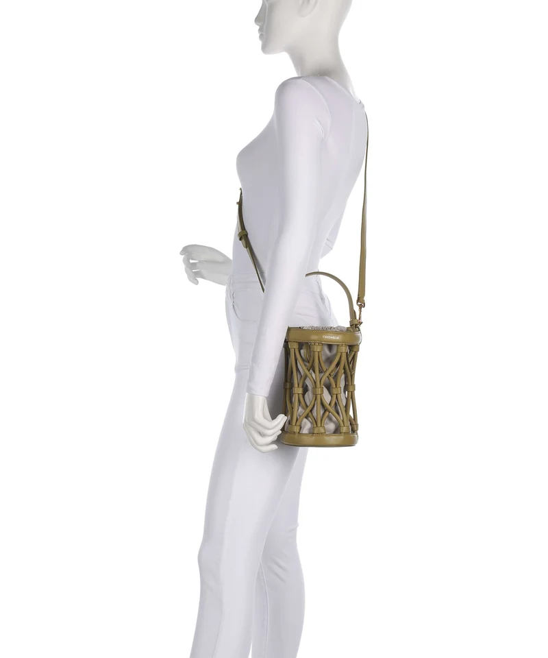 Coccinelle Koi Bucket Handtasche seagrass