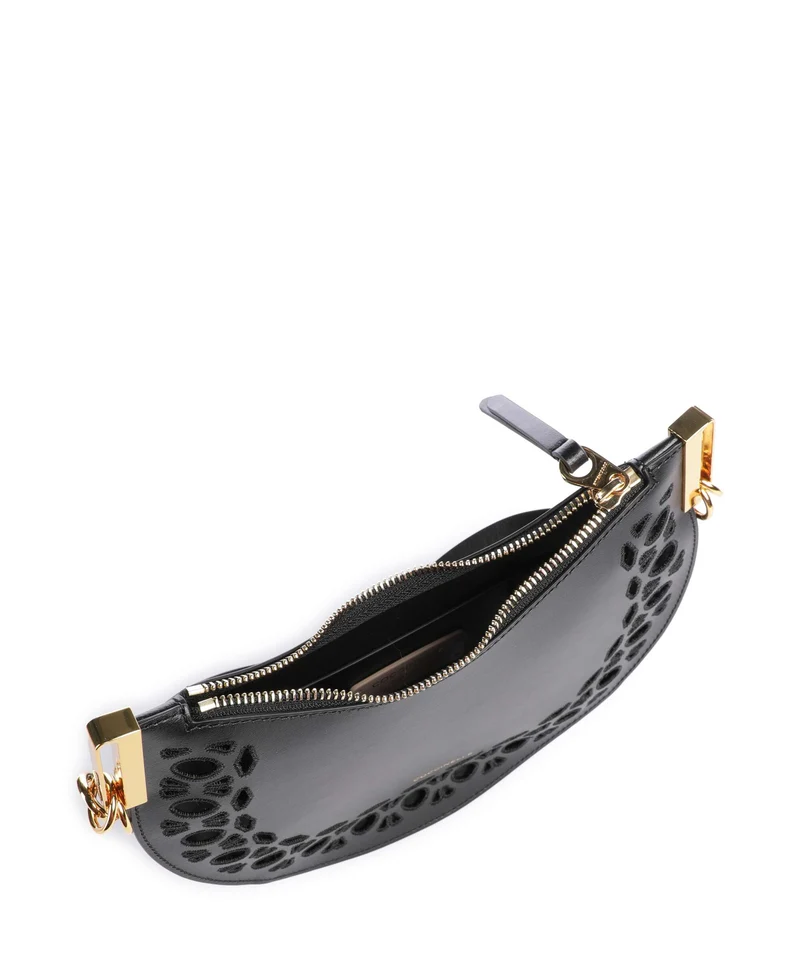 Coccinelle Sunup Monogram Sangallo Schultertasche noir