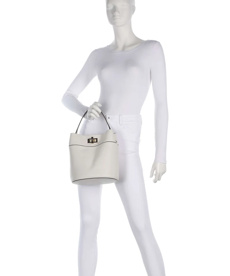 Furla Amelia M Bucket Handtasche talco