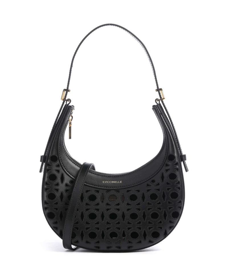 Coccinelle Whisper Monogram Sangallo Schultertasche noir