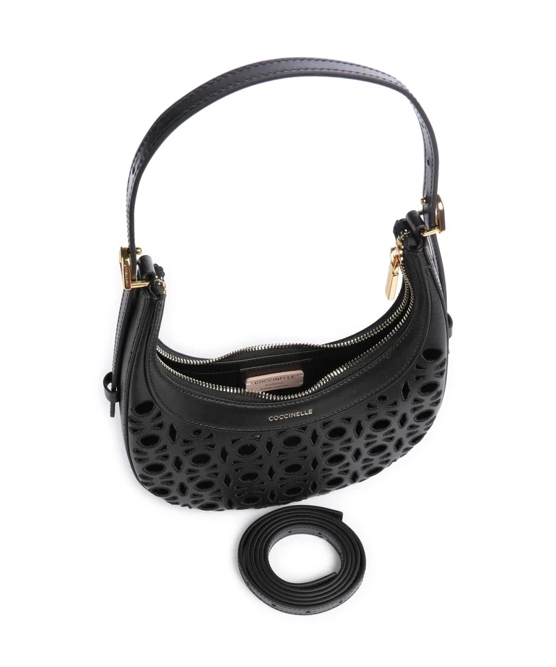 Coccinelle Whisper Monogram Sangallo Schultertasche noir