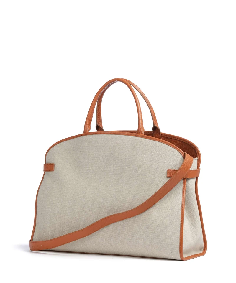 Coccinelle Sabine Canvas Handtasche natural/crab