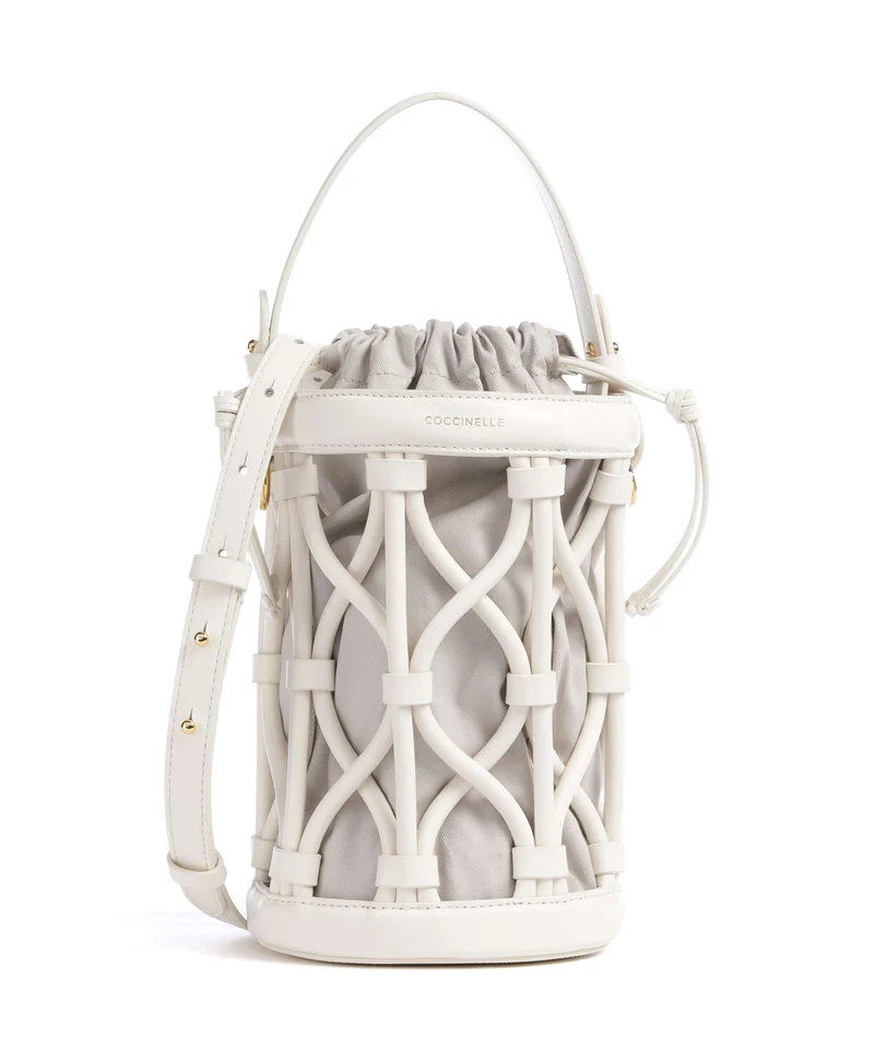 Coccinelle Koi Bucket Handtasche pearl