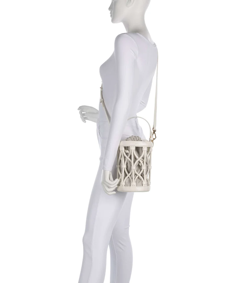 Coccinelle Koi Bucket Handtasche pearl