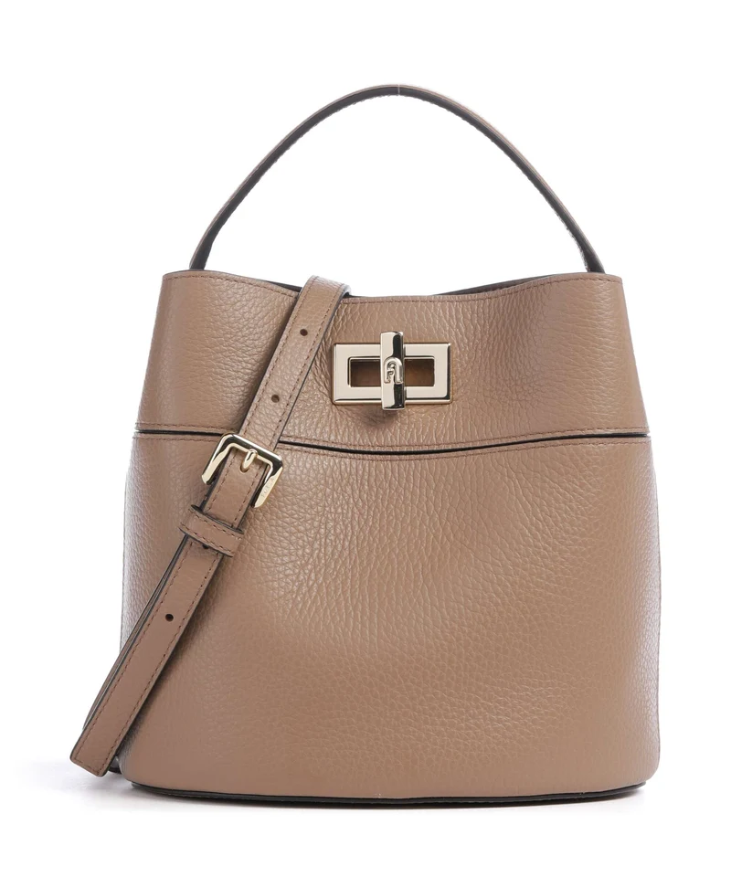 Furla Amelia Mini Bucket Handtasche toffee
