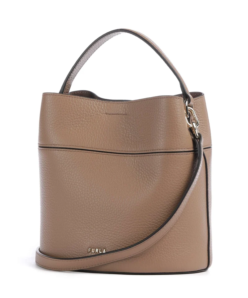 Furla Amelia Mini Bucket Handtasche toffee