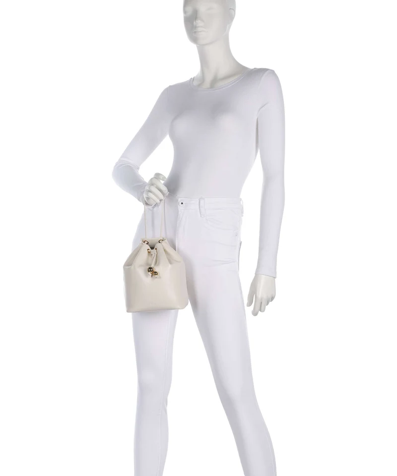 Furla Sfera Soft Mini Bucket Handtasche panna
