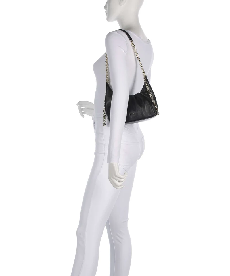 Furla Delia Mini Schultertasche nero