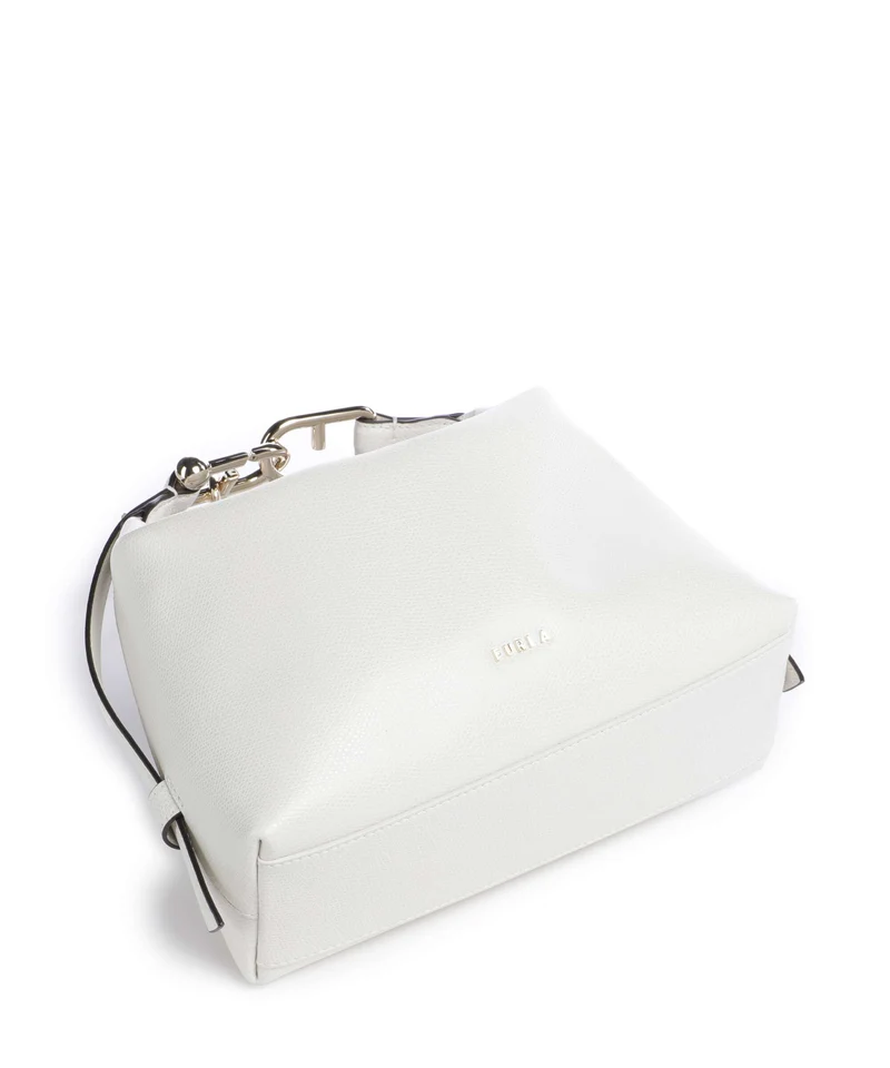 Furla Tonie Mini Schultertasche talco
