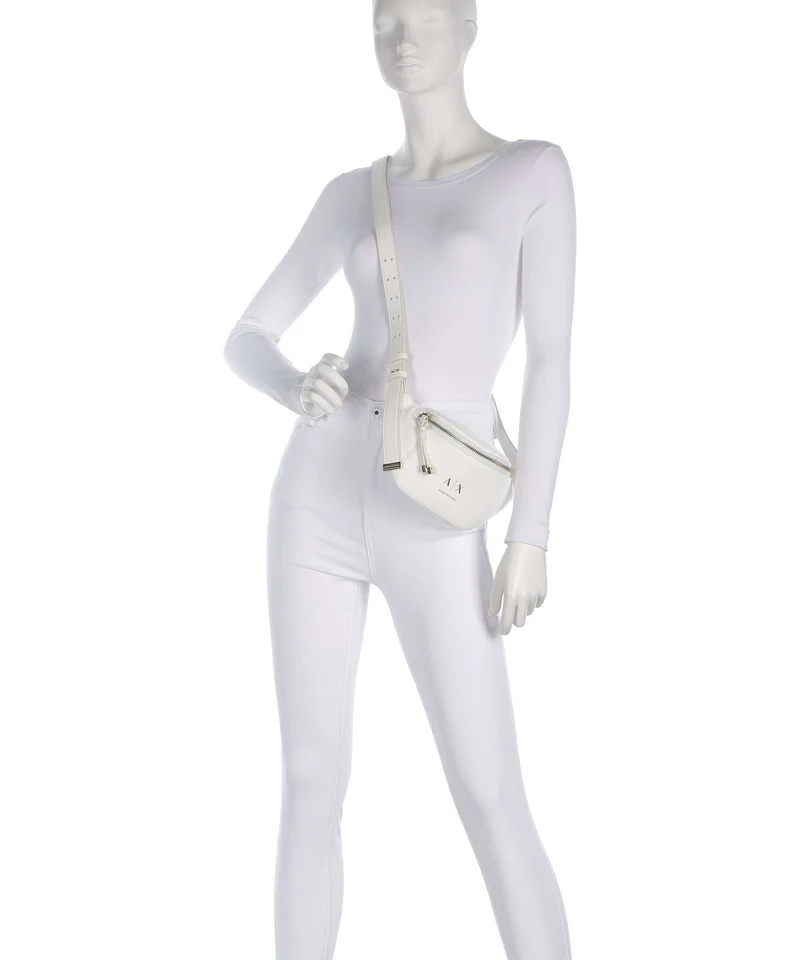 Armani Exchange Alice Umhängetasche off white