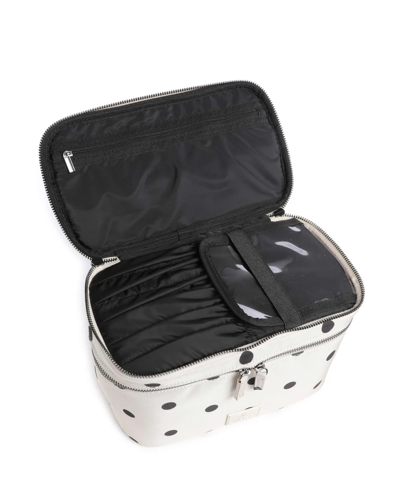 Markberg Treasure Kulturbeutel polka dot/creme