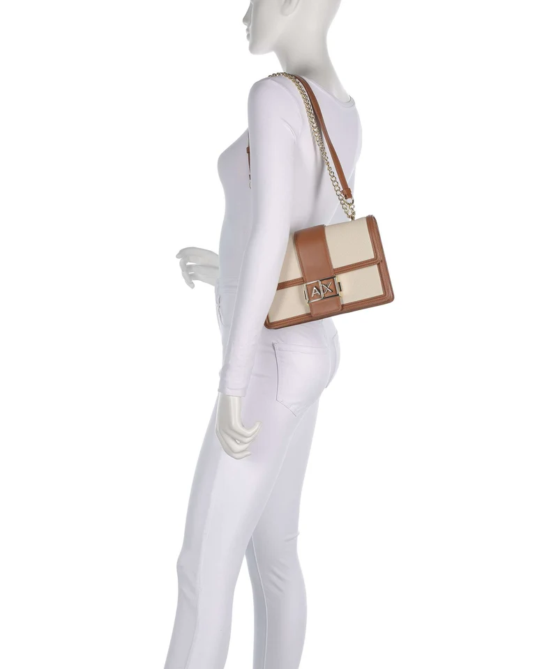Armani Exchange Wonder M Schultertasche natural/saline clay