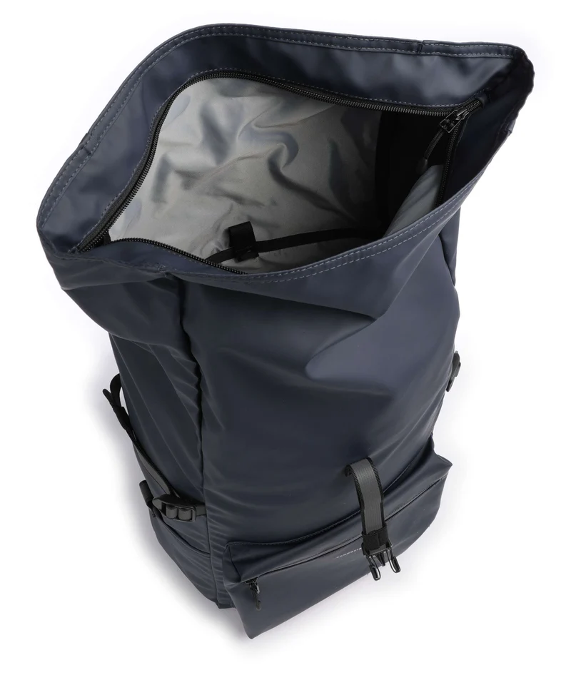 Sandqvist Stream Ruben 2.0 Rolltop Rucksack navy
