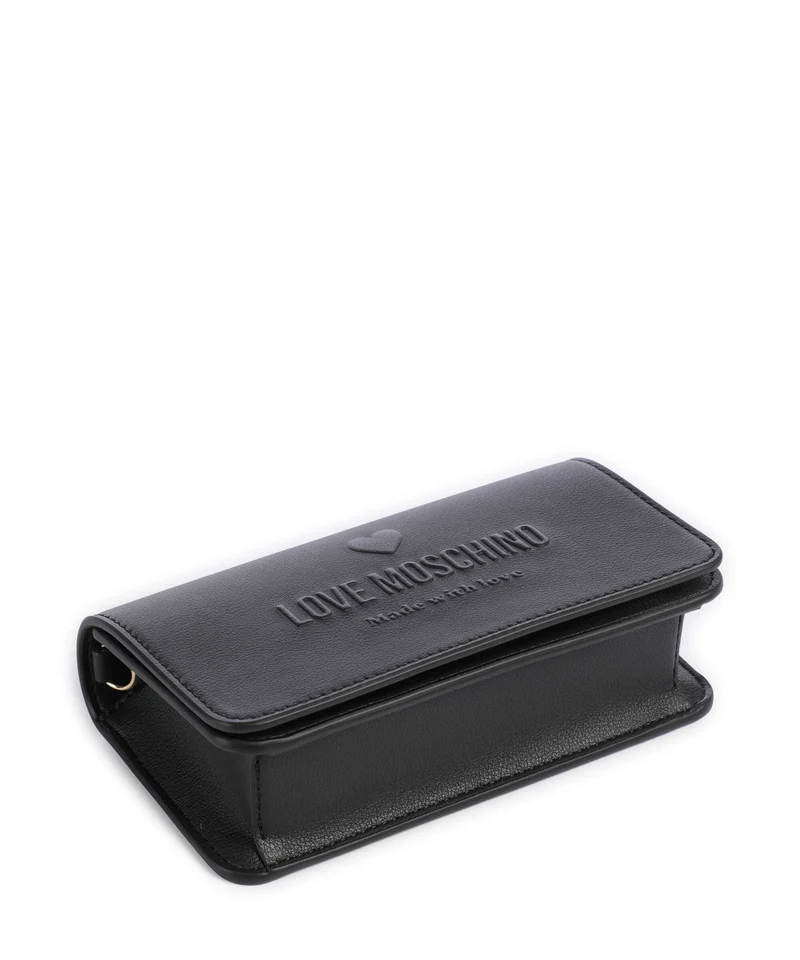 Love Moschino Love Embossed Umhängetasche nero