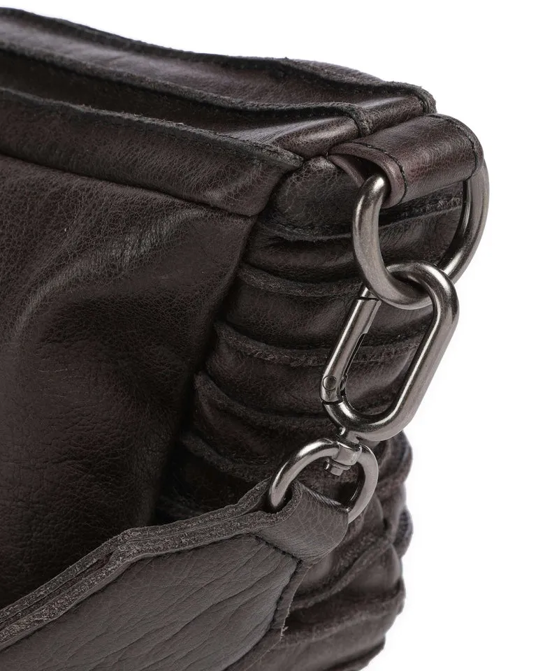 FredsBruder Check My Bag Mini Umhängetasche brown
