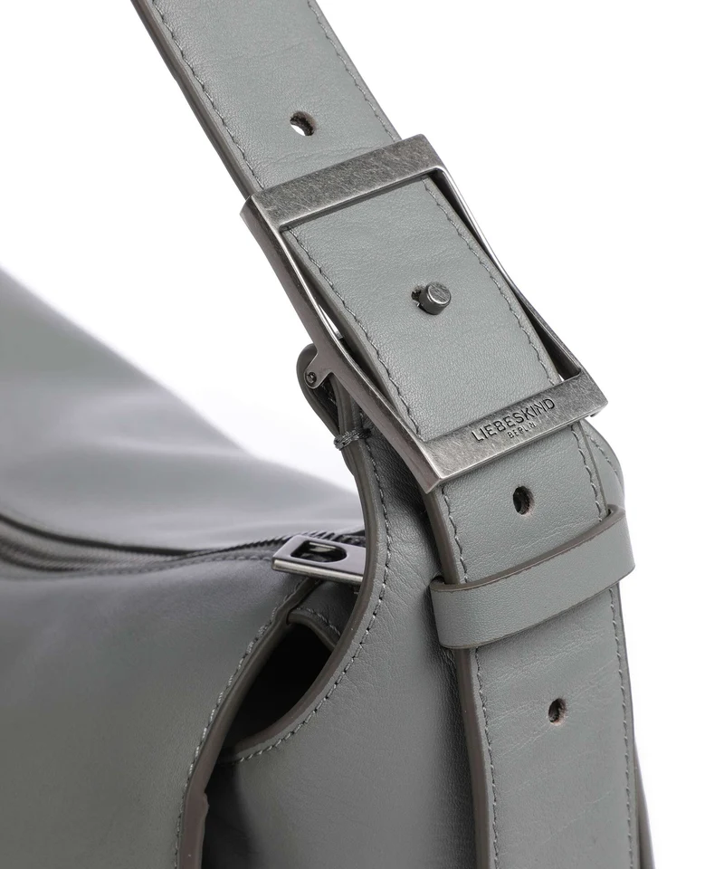 Liebeskind Lou Calf Optic M Beuteltasche grigio