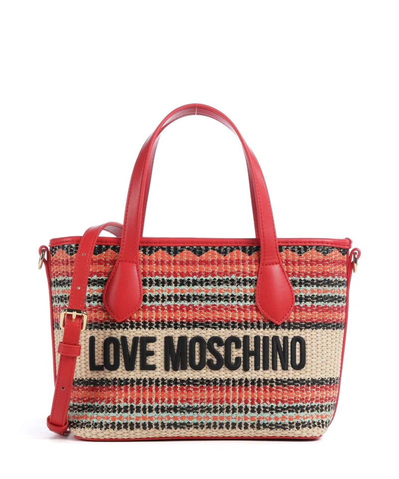 Love Moschino Sunset Stripes Handtasche multicolour/red