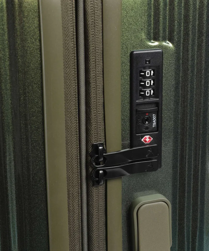 Pack Easy Flow 4-Rollen Trolley bronze green