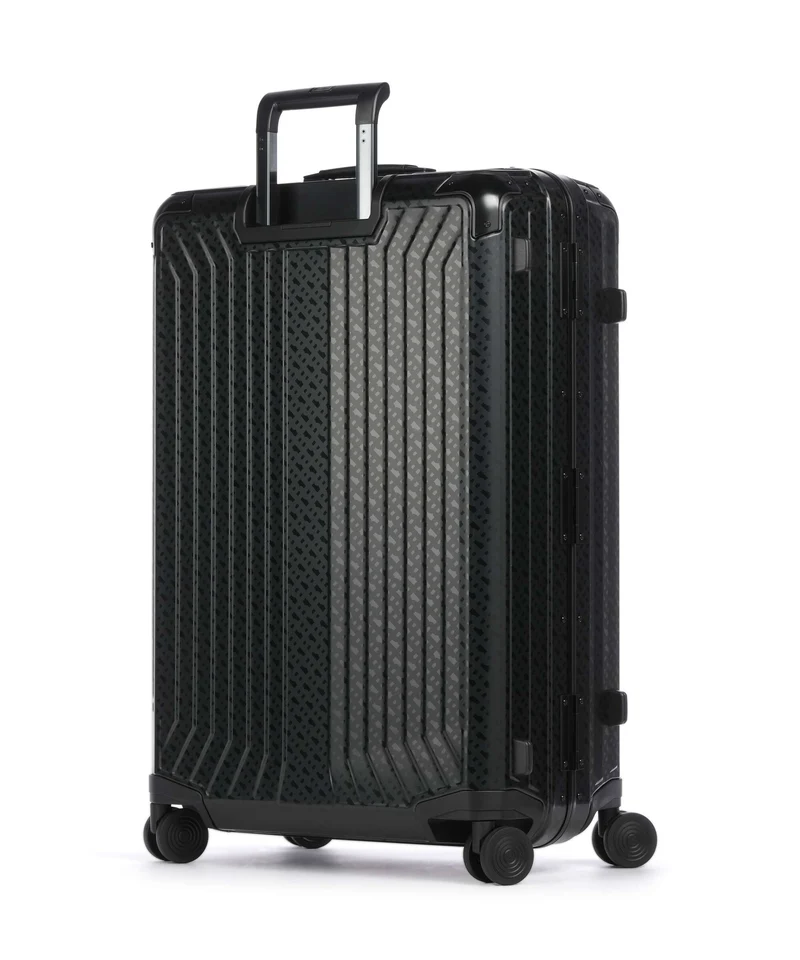 Samsonite Lite-Box Alu Boss Edition 4-Rollen Trolley graphite monogram