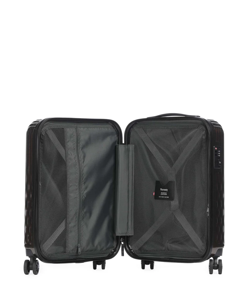 Pack Easy Flow 4-Rollen Trolley mocca