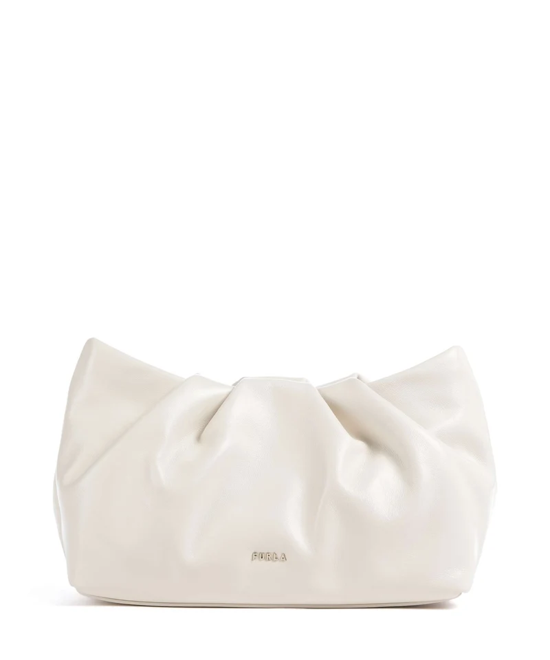 Furla Delia Mini Clutch panna