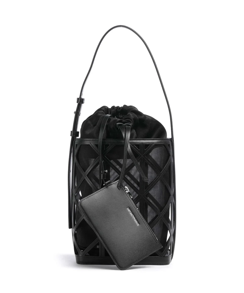 Emporio Armani Deva M Bucket Handtasche nero