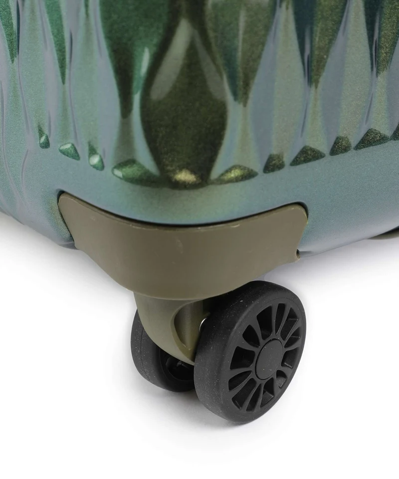 Pack Easy Flow 4-Rollen Trolley bronze green