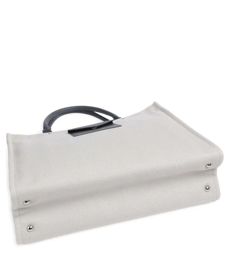 Lancaster Actual Conscious Canvas Handtasche grisclai