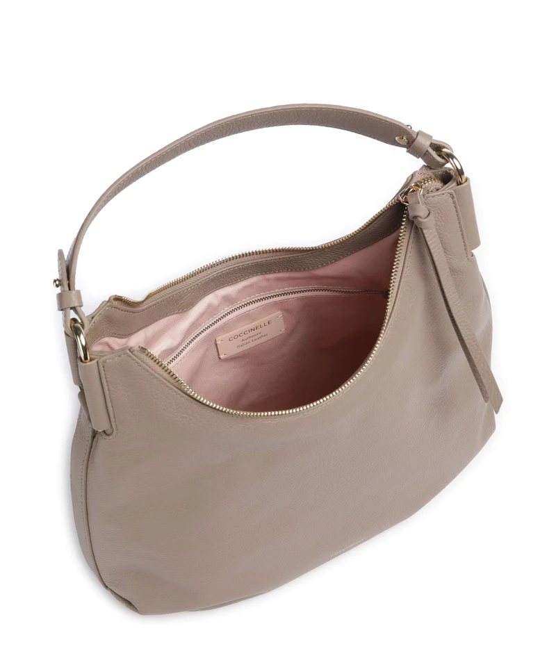 Coccinelle Rebekka Beuteltasche warm taupe